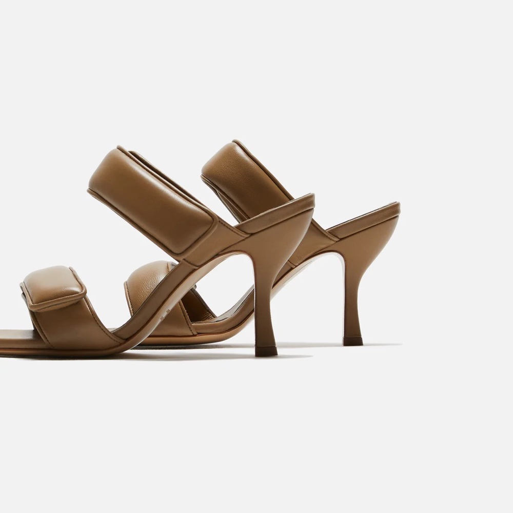 GIA BORGHINI x Pernille Teisbæk • Perni 03 Brown Leather Mules